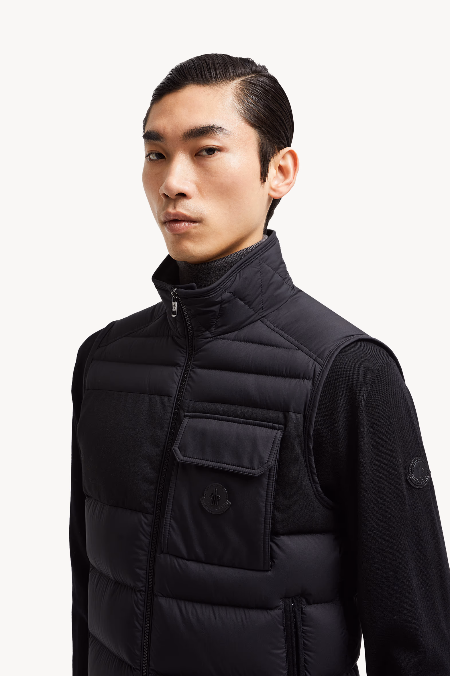 Chal plumífero Estagnous Hombre Negro Moncler 4